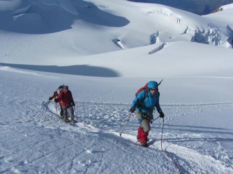 Alpinisme au Mont Rose - La Pointe Gnifetti
