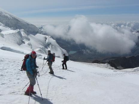 Alpinisme au Mont Rose - La Pointe Gnifetti
