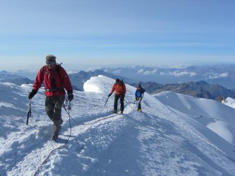 Alpinisme au Mont Rose - La Pointe Gnifetti