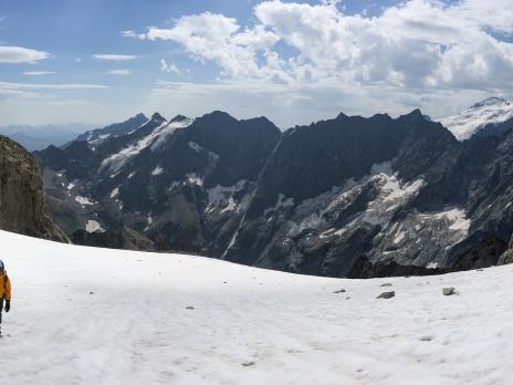 Descente par la voie normale
