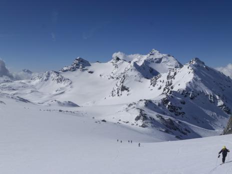 Sur le glacier de Chavière