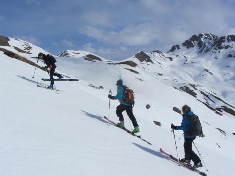 ski de randonnée Beaufortain montée à la Pointe de Dzonfié