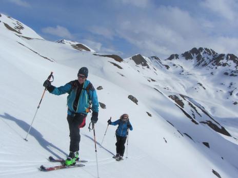 ski de randonnée Beaufortain montée à la Pointe de Dzonfié