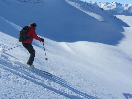 ski de randonnée en Vanoise - descente du Dou de Moutiers