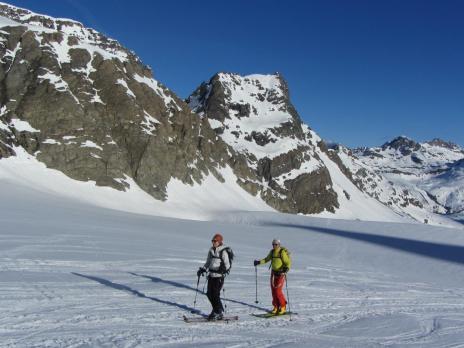 Ski de randonnée en Vanoise - glacier des Evettes