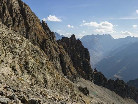 En descendant vers Côte Belle