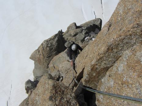 voie Lépiney au Trident du Tacul - Guides des Arcs