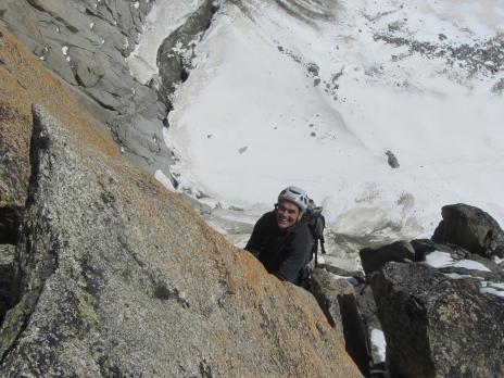 voie Lépiney au Trident du Tacul - Guides des Arcs