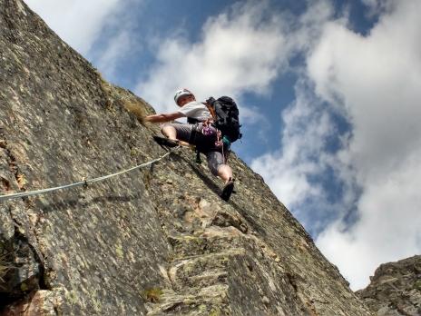 Voie Vento Solare - Massif du Mont Blanc - Guides des Arcs