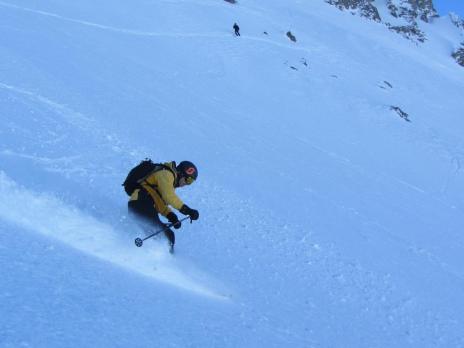 Hors piste Tignes face nord de Pramecou
