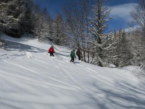 Hors piste aux Arcs
