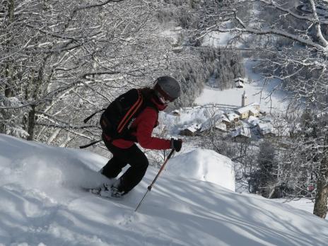 Hors piste aux Arcs