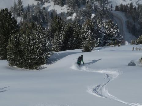 Hors piste aux Arcs