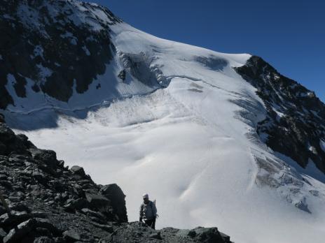 Descente. Au col des Roches