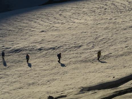 En montant à L'Albaron