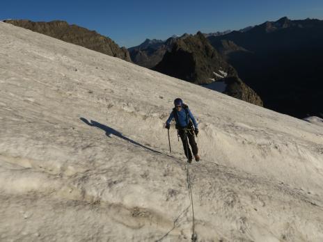 En montant à L'Albaron