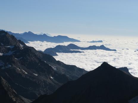 En montant à L'Albaron