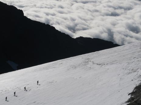En montant à L'Albaron