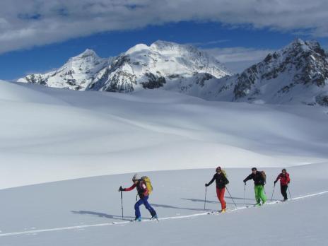 Ski de randonnée au départ de Tignes Tuf de Grassaz