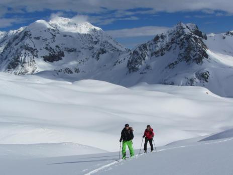 Ski de randonnée au départ de Tignes Tuf de Grassaz