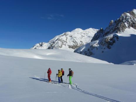 Ski de randonnée au départ de Tignes Tuf de Grassaz