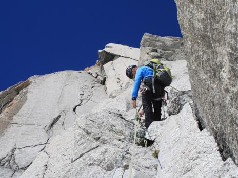 Escalade Pyramide du Tacul