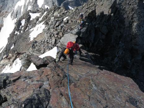 Arête sud de l'Aiguille Rouge