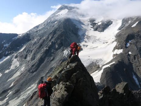 Arête sud de l'Aiguille Rouge