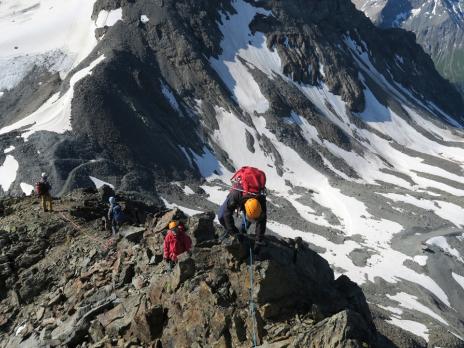 Arête sud de l'Aiguille Rouge