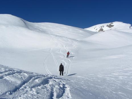 Tignes - ski de randonnée col du Palet Aig de Bacque