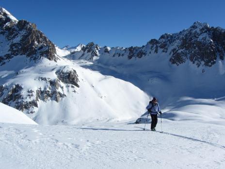 Tignes - ski de randonnée col du Palet Aig de Bacque