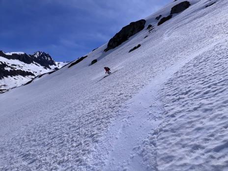 Vers les arêtes de Montsetti