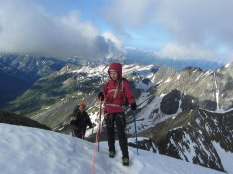 Dôme des Glaciers par l'arête des Lanchettes