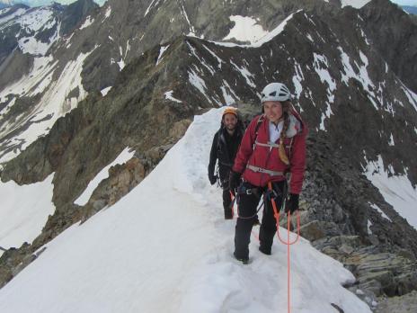 Dôme des Glaciers par l'arête des Lanchettes