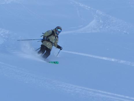 Hors piste au départ des Arcs