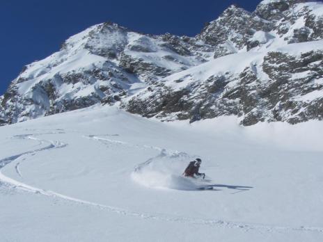 Ski hors piste aux Arcs