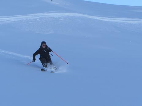 Hors piste au départ des Arcs