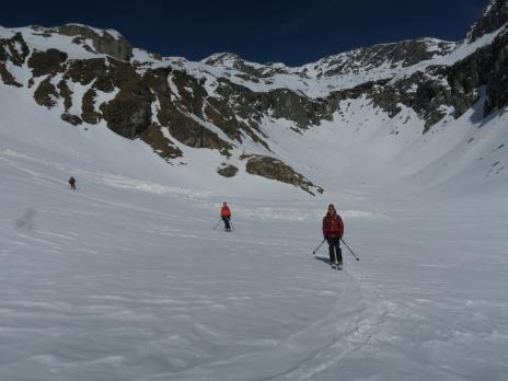 Descente vers le refuge de Plaisance