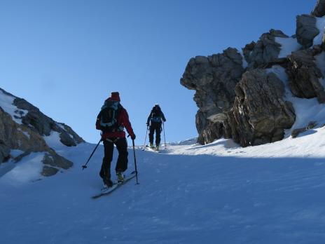 En arivant au sommet de la Pt de la Vallaisonnay
