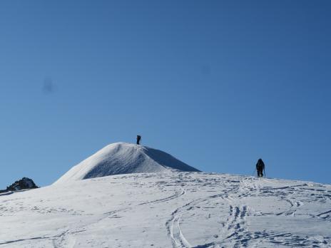 En arivant au sommet de la Pt de la Vallaisonnay