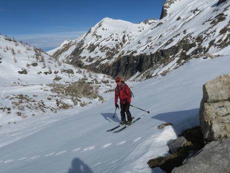 Vers l'Aiguille Motte