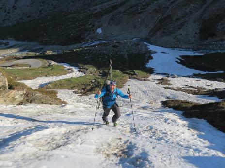 Monter au dessus du Pt St Charles