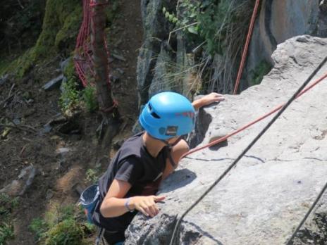 Escalade en famille