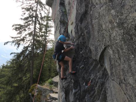 Escalade en famille