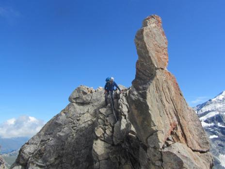 La Pointe de l'Aliet et la traversée des arêtes