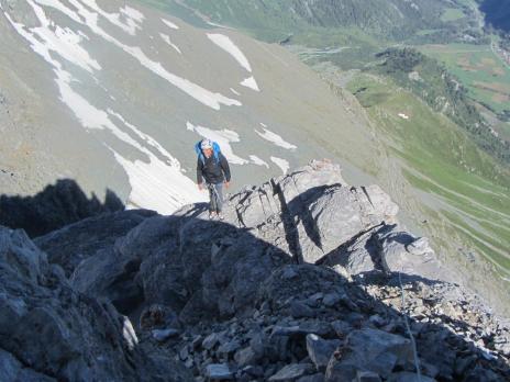 La Pointe de l'Aliet et la traversée des arêtes