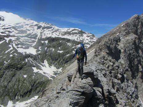 La Pointe de l'Aliet et la traversée des arêtes