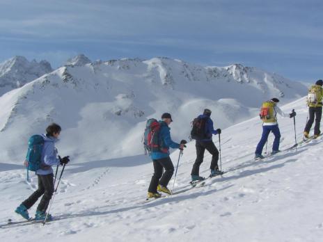 Ski de randonnée au départ de la Grave