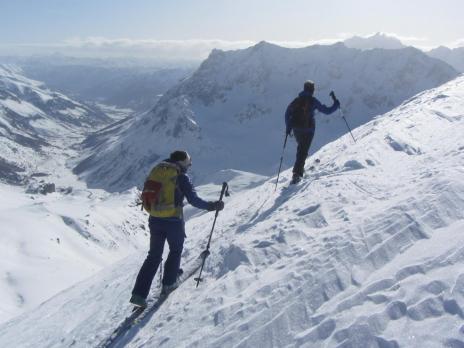 Ski de randonnée au départ de la Grave