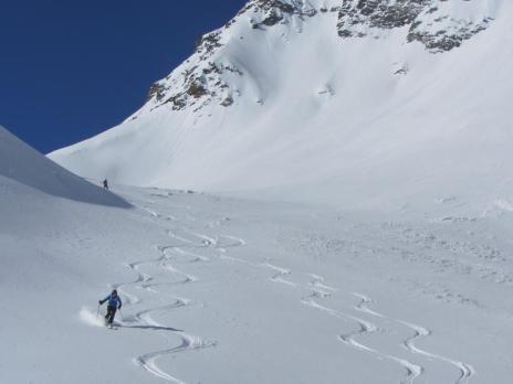 Ski hors piste rando à Tignes
